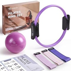 Comparativa de aros de pilates en colores neutros para principiantes