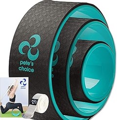 ¿Qué es un set de rueda y correa para yoga?
