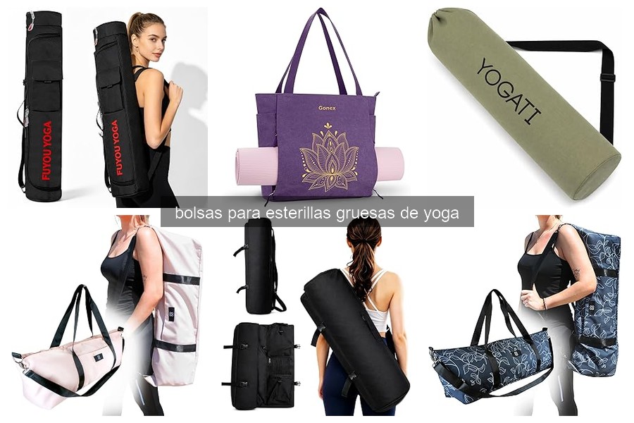 Alternativas a bolsas para esterillas gruesas de yoga