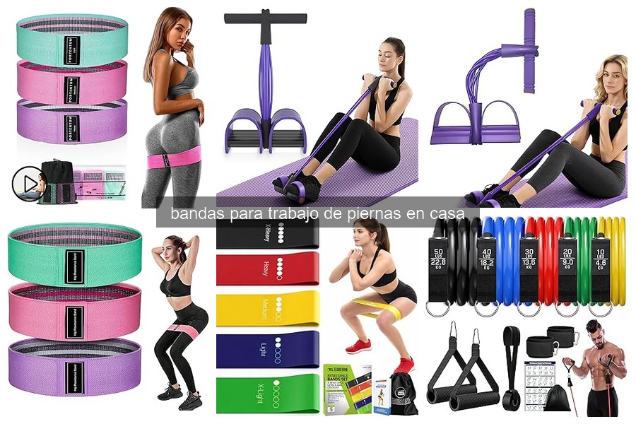 Beneficios de las bandas para trabajar las piernas en casa