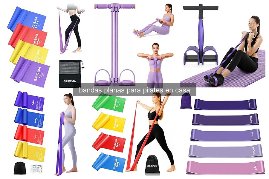 Beneficios de las bandas planas para pilates en casa