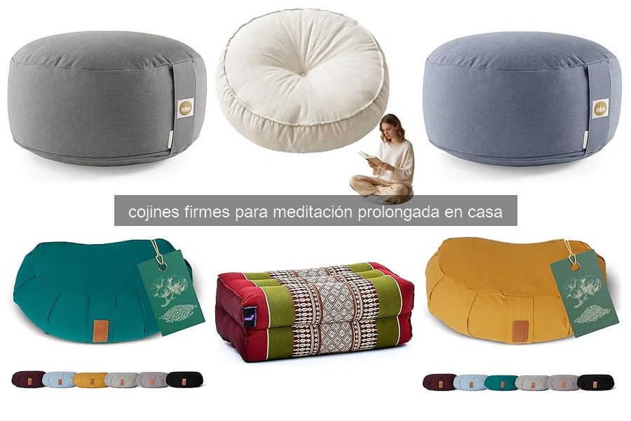 Beneficios de los cojines firmes para meditación prolongada
