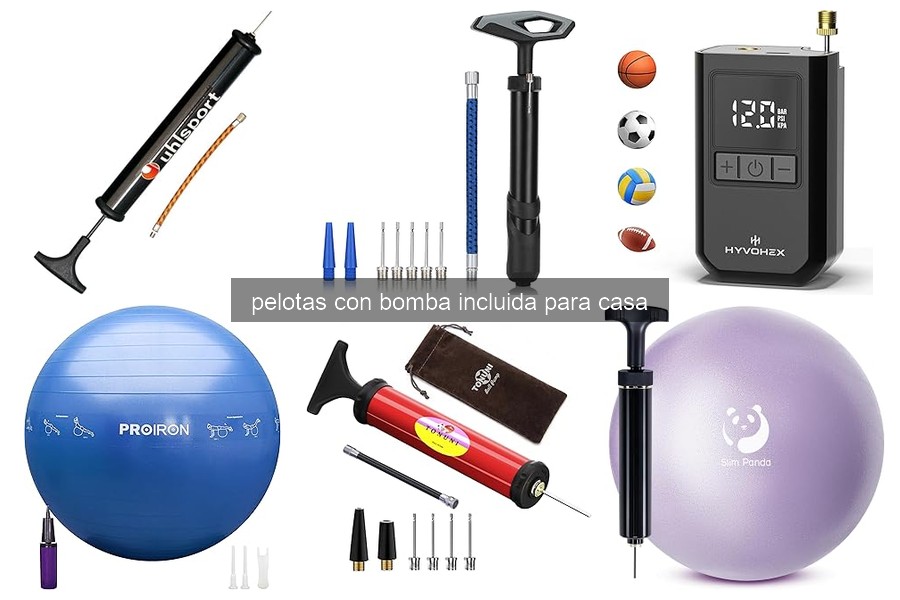 Beneficios de usar pelotas con bomba para ejercicios en casa