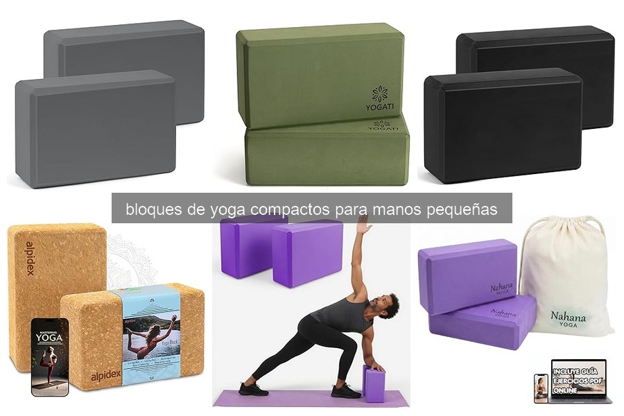 Bloques de yoga compactos para manos pequeñas: características y beneficios