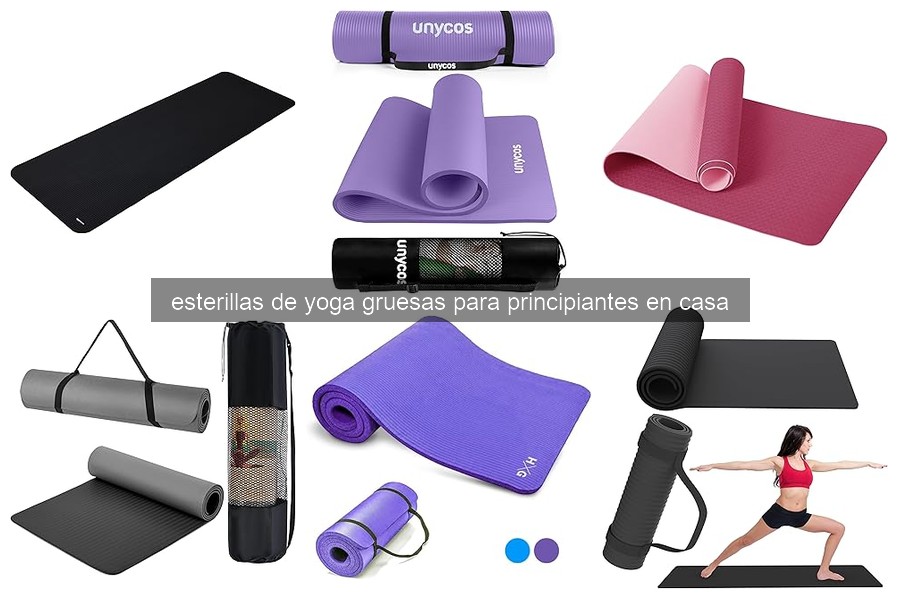Características de Esteras de Yoga Gruesas para Principiantes