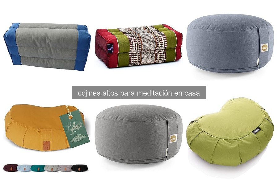 Cojines altos para meditación: Beneficios y características