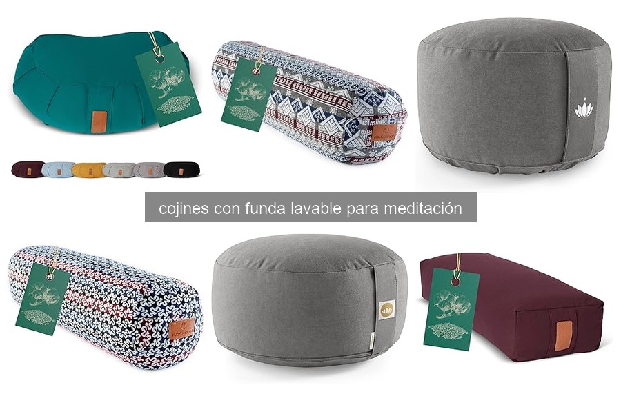 Cojines con Funda Lavable para Meditación: Beneficios y Características