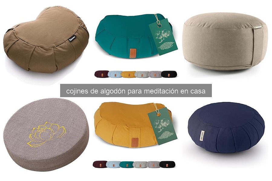 Cojines de algodón para meditación: beneficios y características