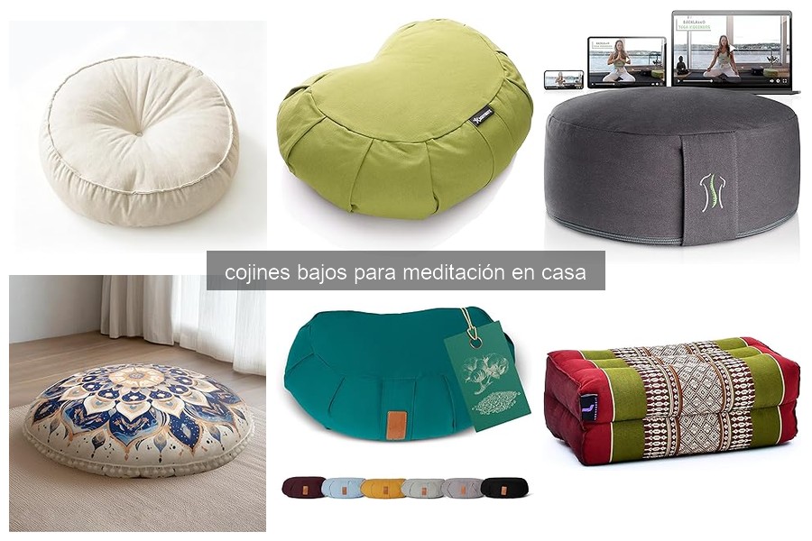 Cómo elegir el mejor cojín bajo para meditación en casa