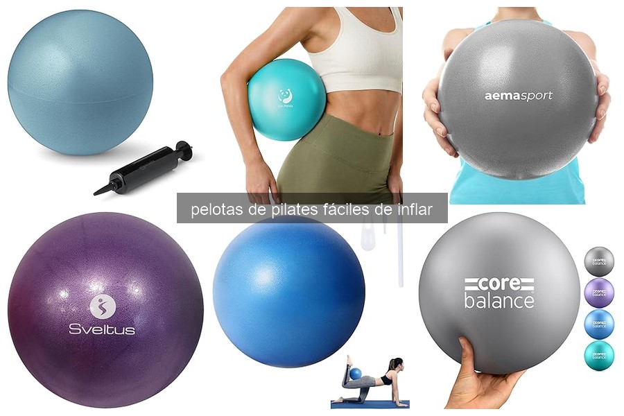 Cómo inflar y mantener tu pelota de pilates fácilmente