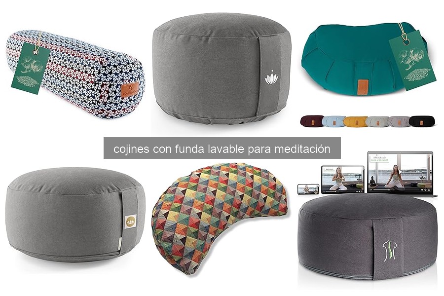 Cómo limpiar y mantener cojines de meditación lavables