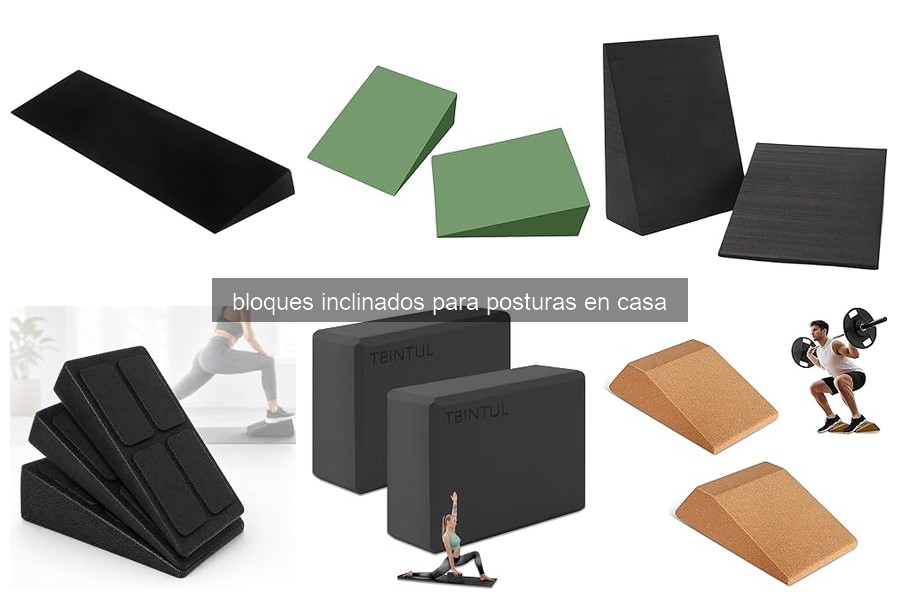 Cómo usar bloques inclinados en yoga y pilates en casa