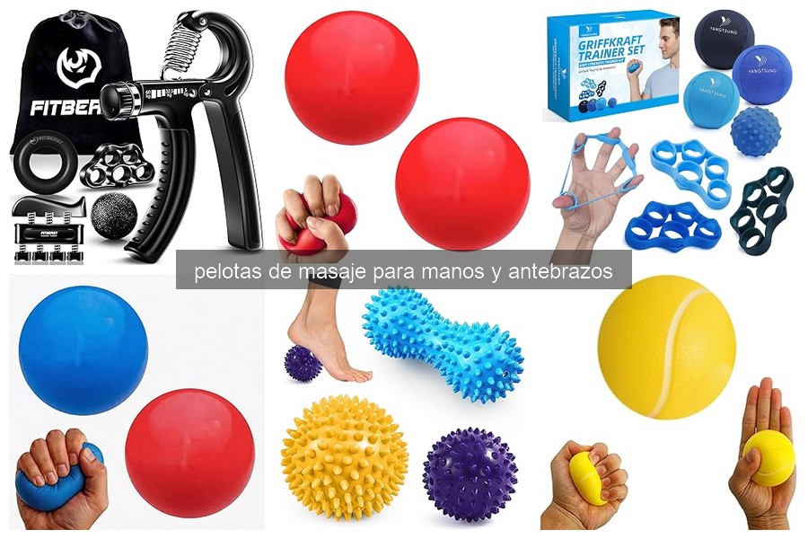 Cómo usar pelotas de masaje para manos y antebrazos