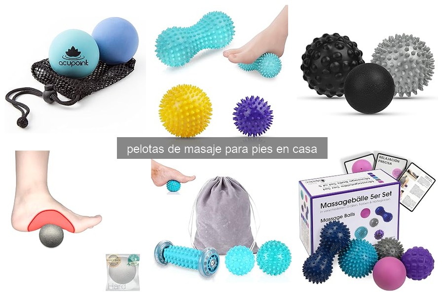 Cómo usar pelotas de masaje para pies en casa correctamente