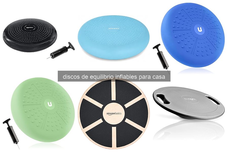 Cómo usar un disco de equilibrio inflable en casa