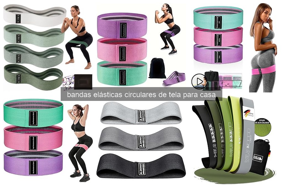 Comparativa de Bandas Elásticas Circulares de Tela para Casa
