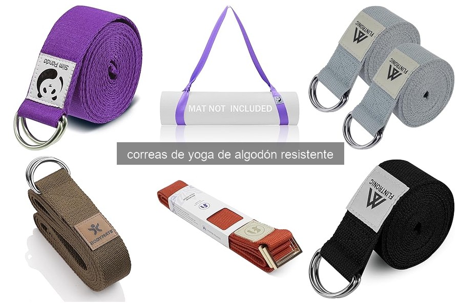 Comparativa de correas de yoga de algodón resistente en 2026
