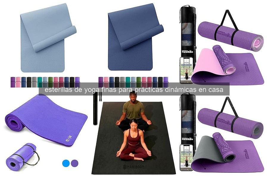 Comparativa de esterillas de yoga finas para prácticas dinámicas