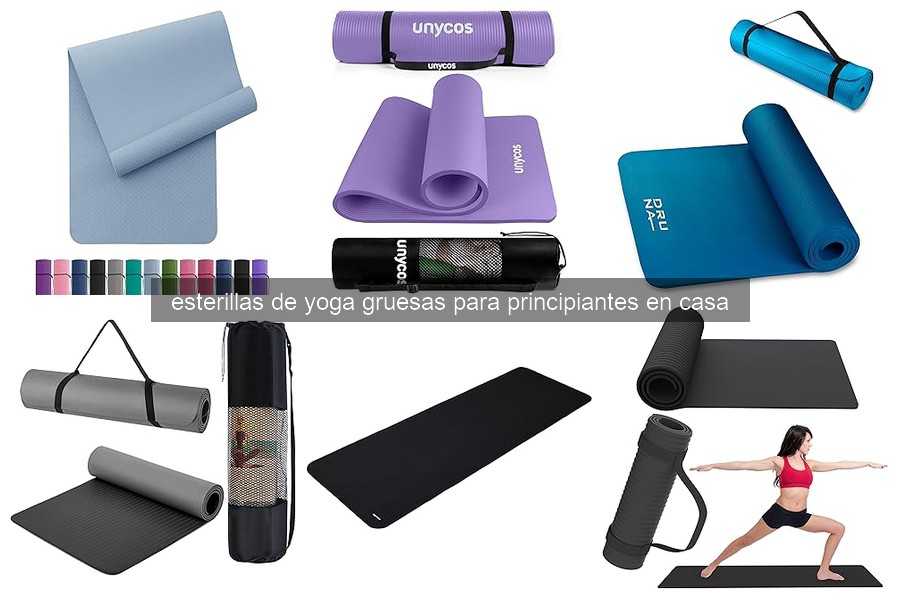 Comparativa de las Mejores Esterillas de Yoga Gruesas para Principiantes