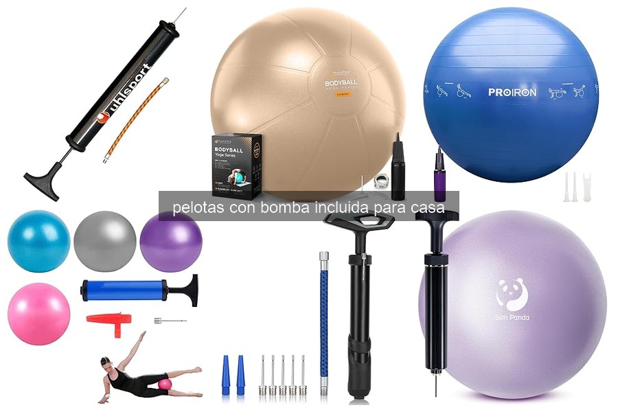 Comparativa de pelotas con bomba para ejercicio en casa