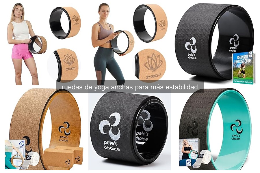 Comparativa de ruedas de yoga anchas: marcas y precios 2026