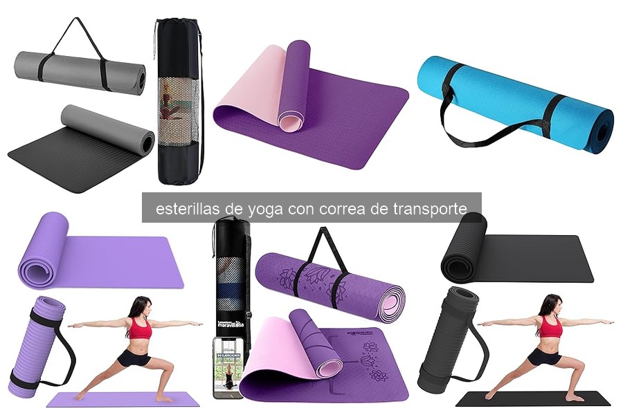 Dónde comprar esterillas de yoga con correa a buen precio