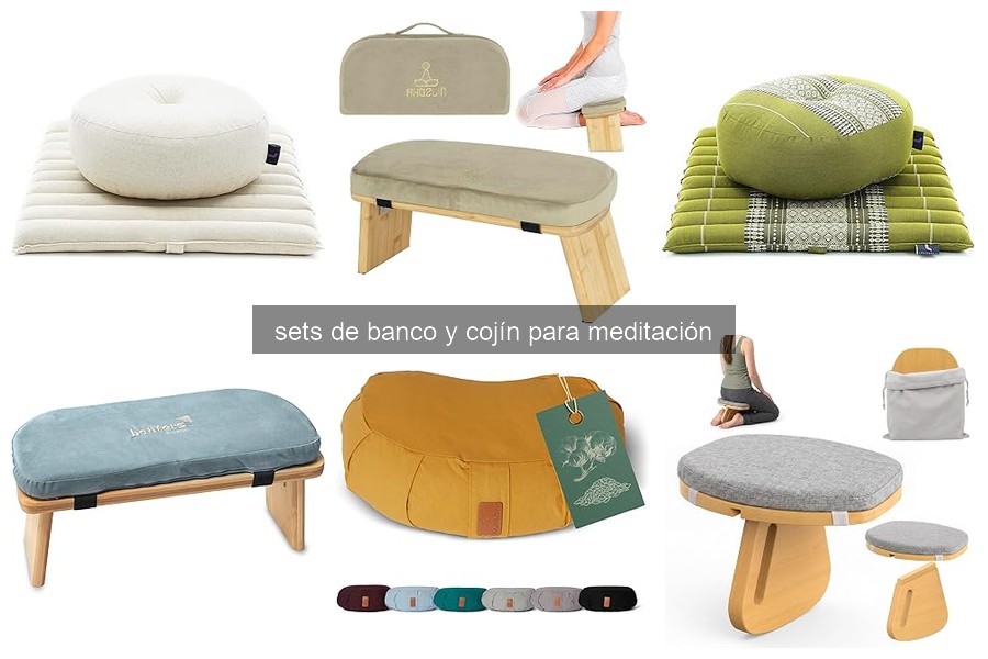 Elige el mejor set de banco y cojín para meditación en 2026