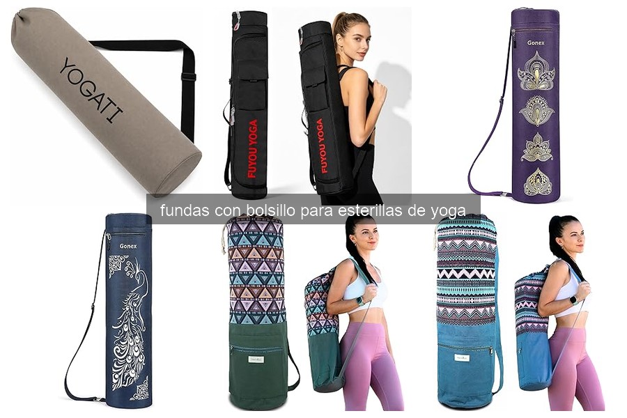Fundas con bolsillo para esterillas de yoga: características y tipos