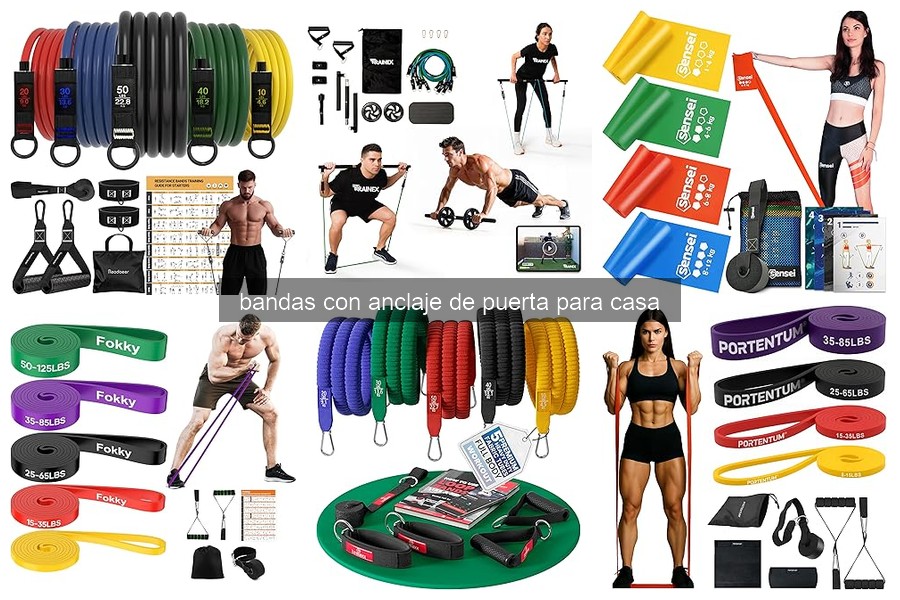 Guía de instalación de bandas con anclaje de puerta en casa