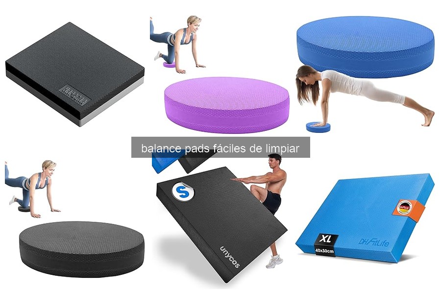 Mejores balance pads fáciles de limpiar para practicar en casa
