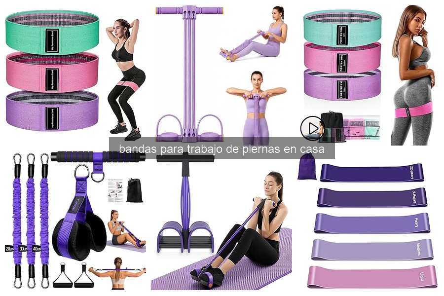 Mejores bandas para trabajar las piernas en casa 2026