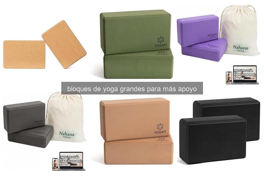 Mejores bloques de yoga grandes en Amazon: Comparativa 2026