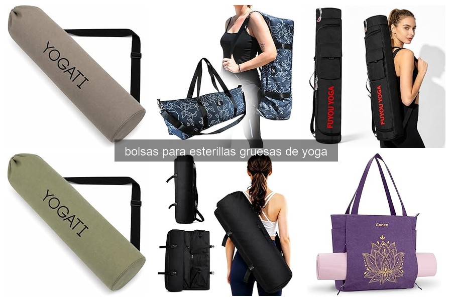 Mejores bolsas para esterillas gruesas de yoga en 2026