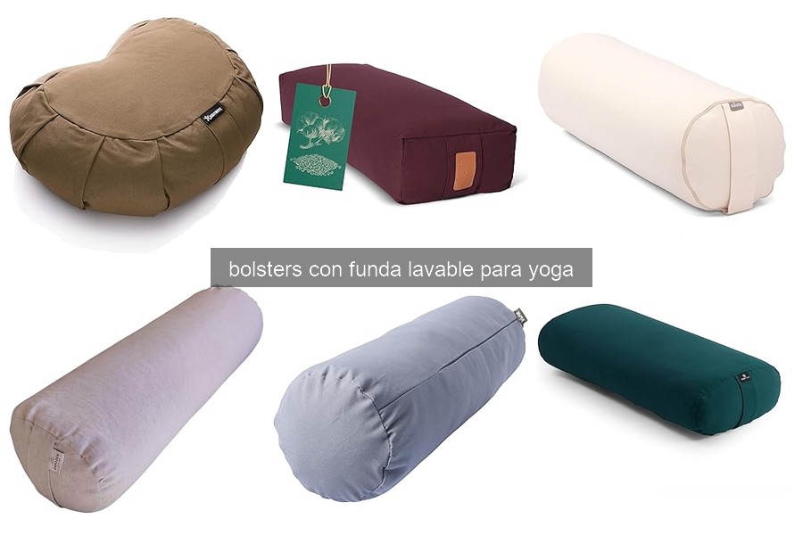 Mejores bolsters de yoga con funda lavable para principiantes