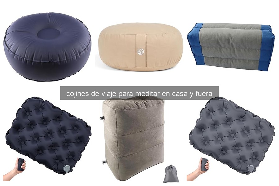 Mejores cojines de viaje para meditar en casa y fuera