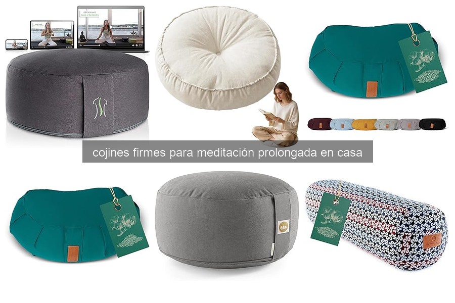 Mejores cojines firmes para meditación en casa (2026)