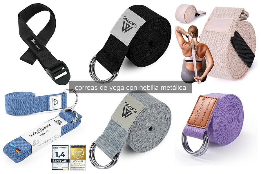 Mejores correas de yoga con hebilla metálica para principiantes
