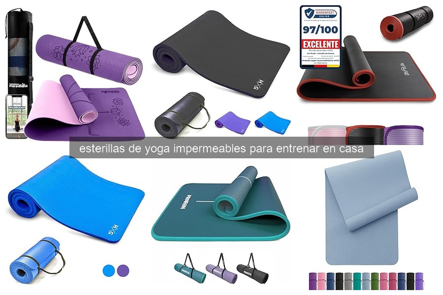 Mejores esterillas de yoga impermeables para entrenar en casa