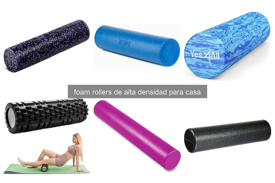 Mejores foam rollers de alta densidad para usar en casa