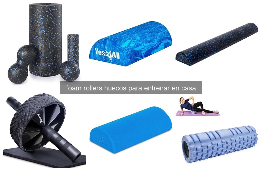 Mejores foam rollers huecos para entrenar en casa en 2026