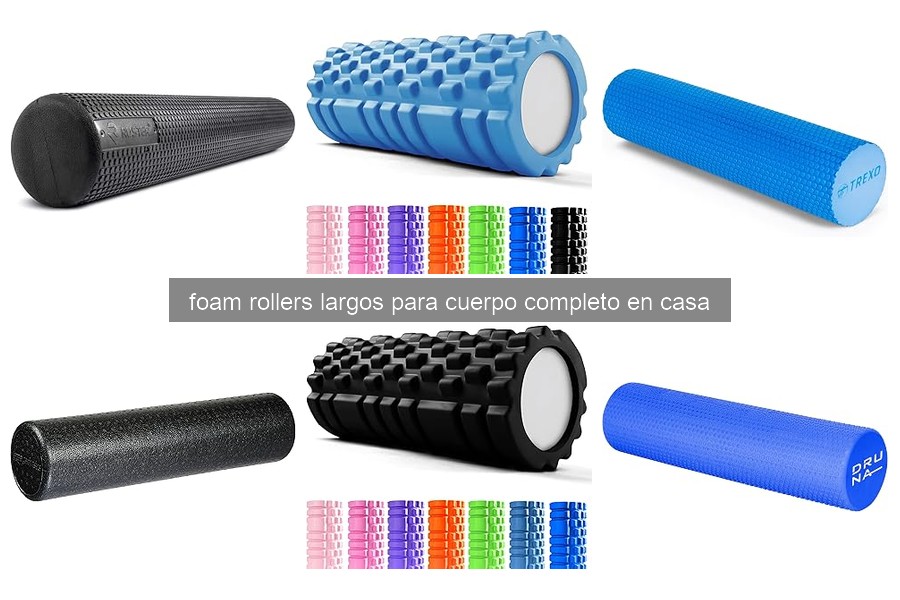 Mejores foam rollers largos para entrenamiento en casa 2026