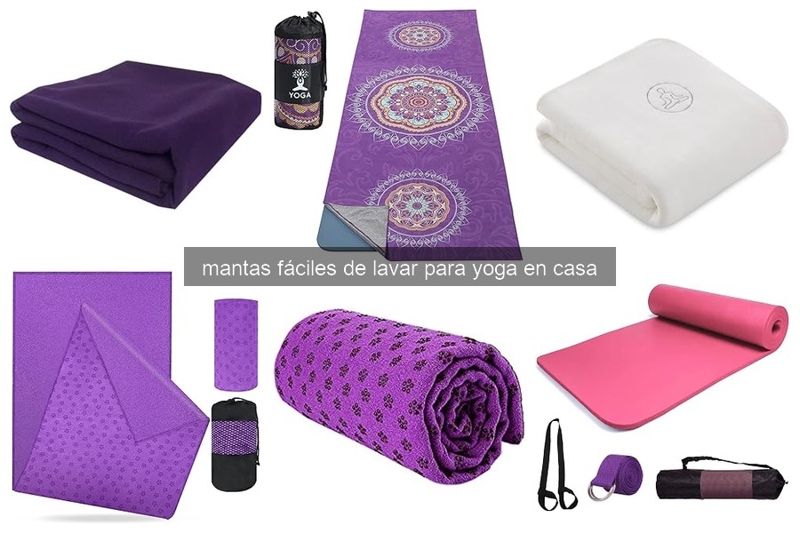 Mejores mantas fáciles de lavar para yoga en casa