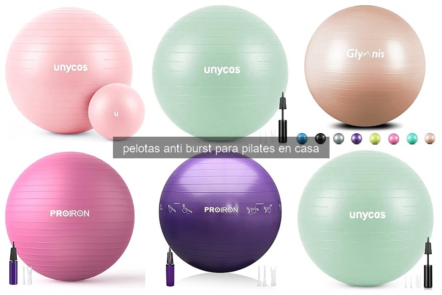 Mejores pelotas anti burst para pilates en casa en 2026