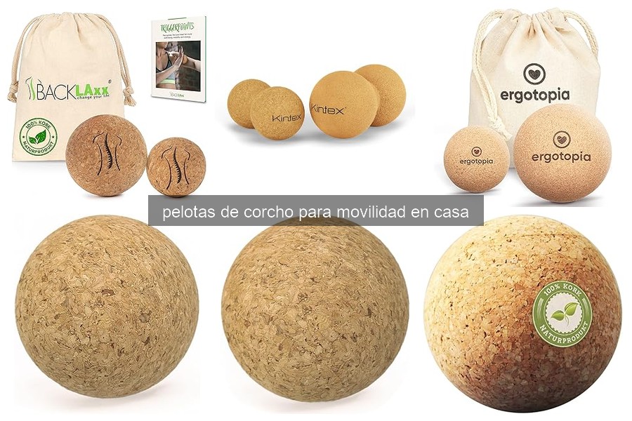 Mejores pelotas de corcho para movilidad recomendadas 2024