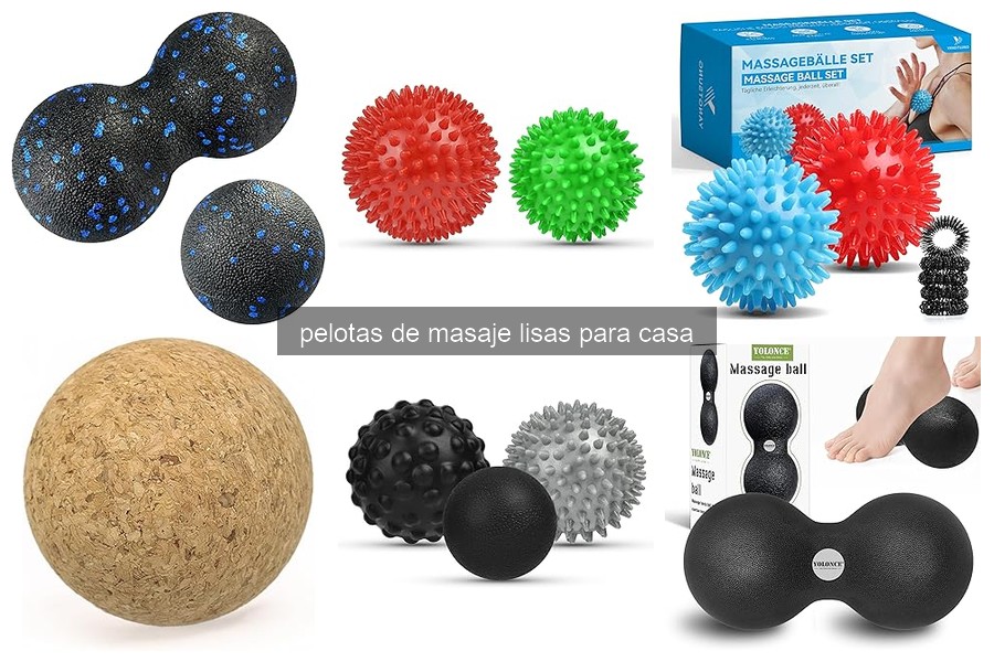 Mejores pelotas de masaje lisas para aliviar dolores musculares