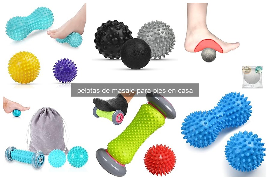 Mejores pelotas de masaje para pies en casa 2026