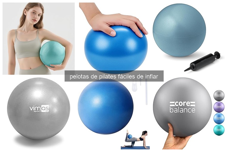 Mejores pelotas de pilates fáciles de inflar para principiantes