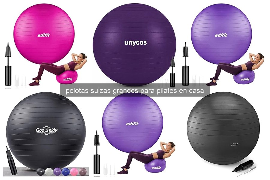 Mejores pelotas suizas grandes para pilates en casa 2026