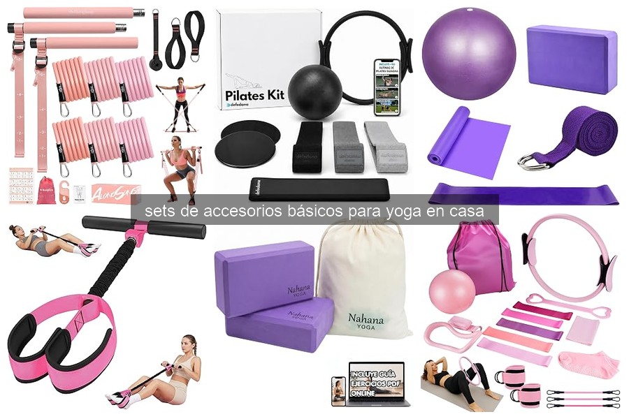 Mejores sets de accesorios básicos para yoga en Amazon 2026
