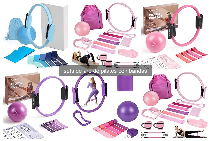 Mejores sets de aro de pilates con bandas para principiantes
